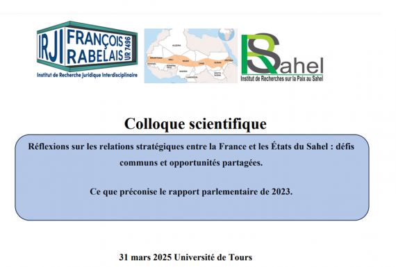 Réflexions sur les relations stratégiques entre la France et les États du Sahel 